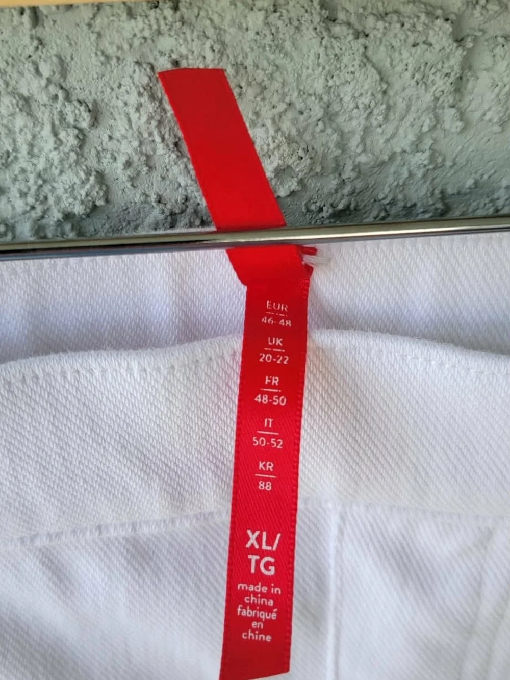 SPANX White Stretch Skinny Pants XL High Rise Slim Pull-On Clean Classic
